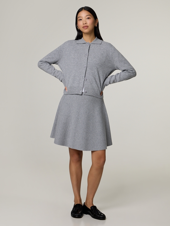 Image sur Minijupe en laine vierge