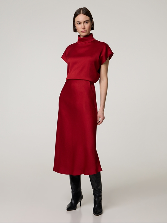 Bild von Midijupe aus Satin URA