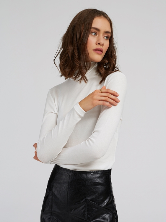 Image sur Chemise à manches longues nervurée