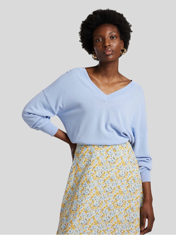 Bild von Pullover mit V-Ausschnitt