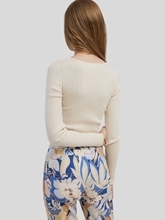 Image sur Pullover à nervures Slim Fit