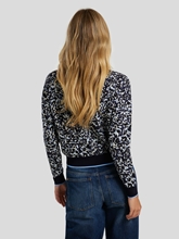 Bild von Strickpullover mit Jaquard-Muster