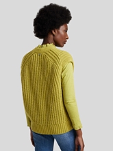 Bild von Weste aus Grobstrick