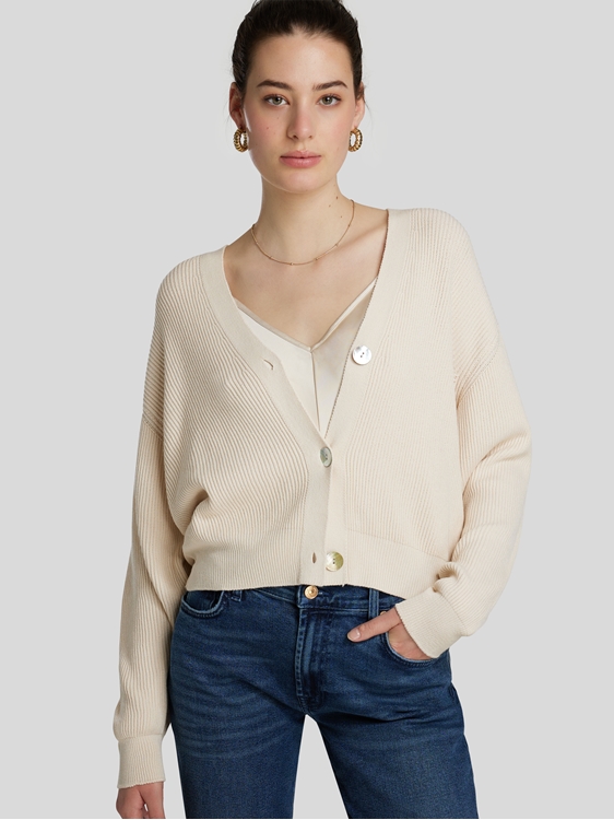 Bild von Basicstrickjacke