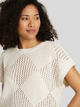 Image sur Pull manches courtes en coton