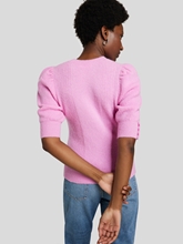 Image sur Shirt maille manches pouffantes