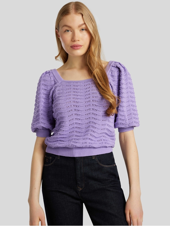 Bild von Strickoberteil aus Bio-Baumwolle