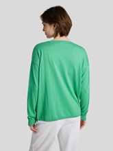 Image sur Pull en maille fine en coton bio