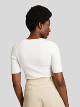 Bild von T-Shirt mit Karree-Ausschnitt