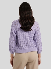 Bild von Strickjacke mit 3/4 Arm