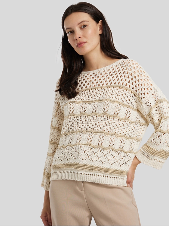 Image sur Pullover à broderie ajourée