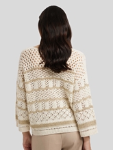 Image sur Pullover à broderie ajourée