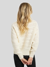 Bild von Lochstrickpullover mit Logo