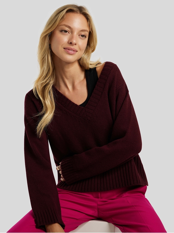 Bild von Strickpullover aus Wolle