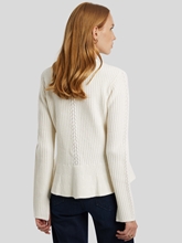 Image sur Pull en maille avec laine mérinos