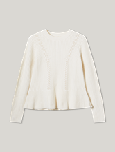 Image sur Pull en maille avec laine mérinos