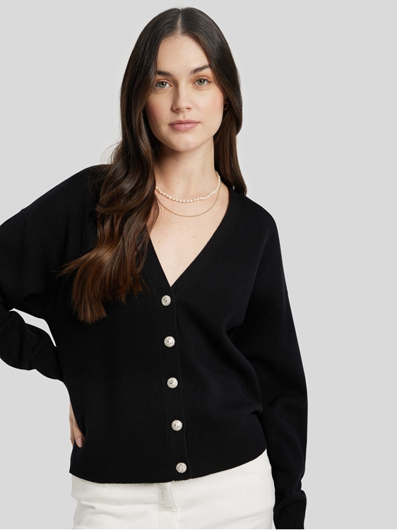 Bild von Strickjacke aus Merinowolle