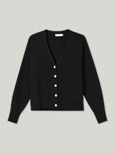 Bild von Strickjacke aus Merinowolle