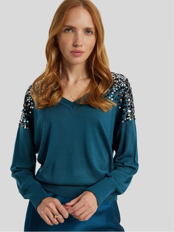 Bild von Pullover mit Pailletten