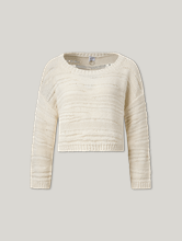 Image sur Pull broderie perforée