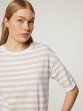 Bild von T-Shirt aus Feinstrick