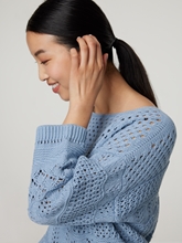 Bild von Pullover mit Lochstickerei