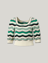 Image sur T-shirt en maille en coton