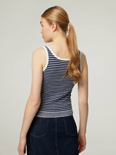 Image sur Top en tricot avec coton