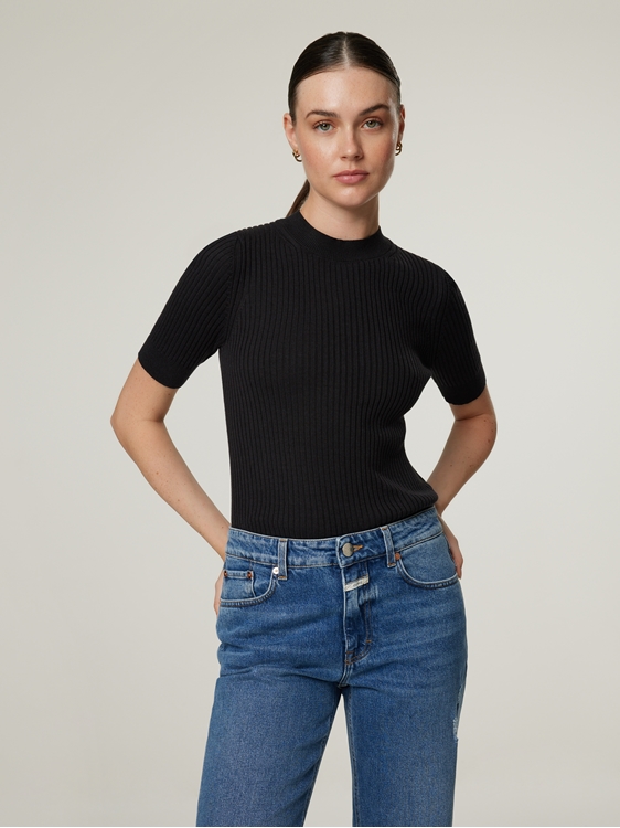 Bild von Strickshirt mit Bio-Baumwolle SILJIAA
