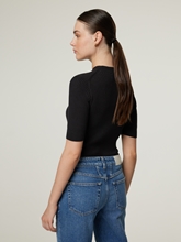 Bild von Strickshirt mit Bio-Baumwolle SILJIAA