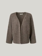 Bild von Strickjacke mit Alpaka