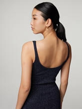 Image sur Top à bretelles avec côtes