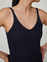 Image sur Top à bretelles avec côtes