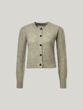 Bild von Strickjacke aus Woll-Mix