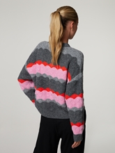 Image sur Pull à l'aspect ondulé PANAYO