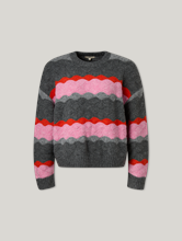 Image sur Pull à l'aspect ondulé PANAYO