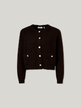 Bild von Strickjacke mit Wolle