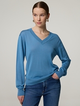 Bild von Strickpullover mit Merinowolle