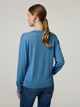 Bild von Strickpullover mit Merinowolle