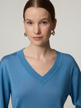 Bild von Strickpullover mit Merinowolle