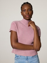 Image sur T-shirt tricoté en coton