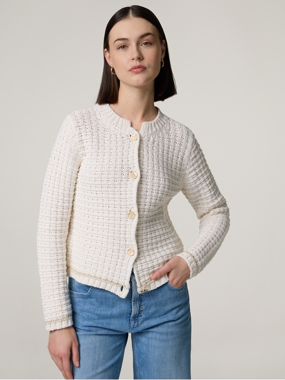 Image sur Veste tricotée avec coton