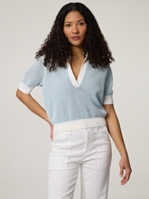 Image sur Polo en tricot de coton