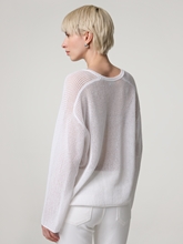 Image sur Pull en maille ajourée