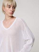 Image sur Pull en maille ajourée