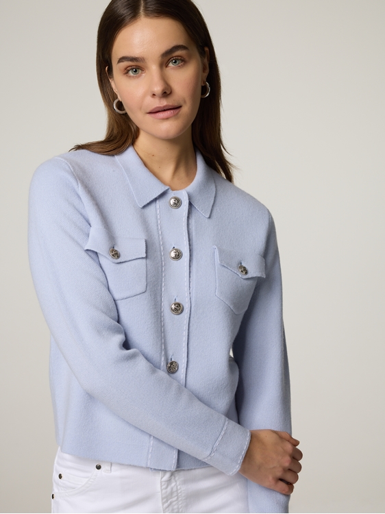 Bild von Strickjacke mit Kaschmir