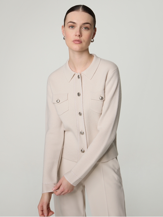 Bild von Strickjacke mit Kaschmir