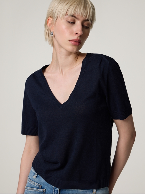 Bild von T-Shirt mit Leinen