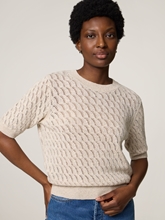 Bild von Shirt aus Lochstrick KARIN