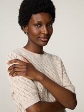 Bild von Shirt aus Lochstrick KARIN